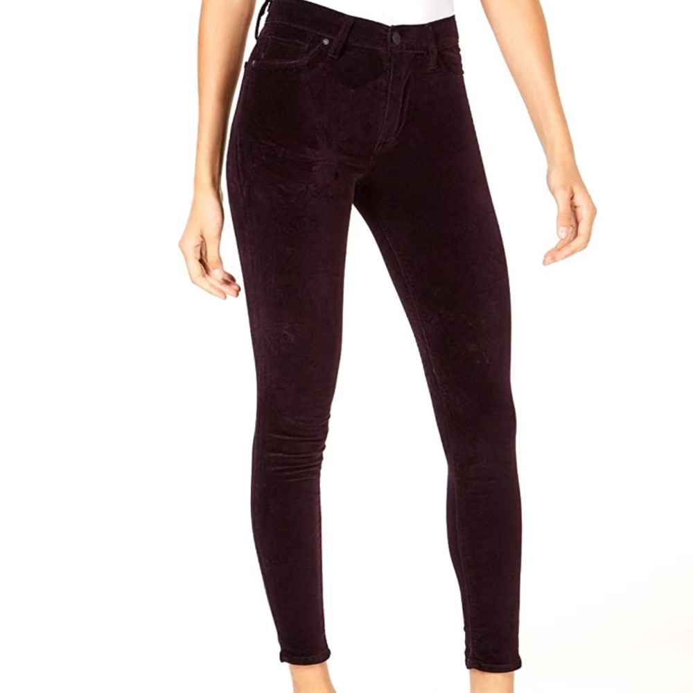 Hudson Eggplant Purple Barbra Super Skinny…